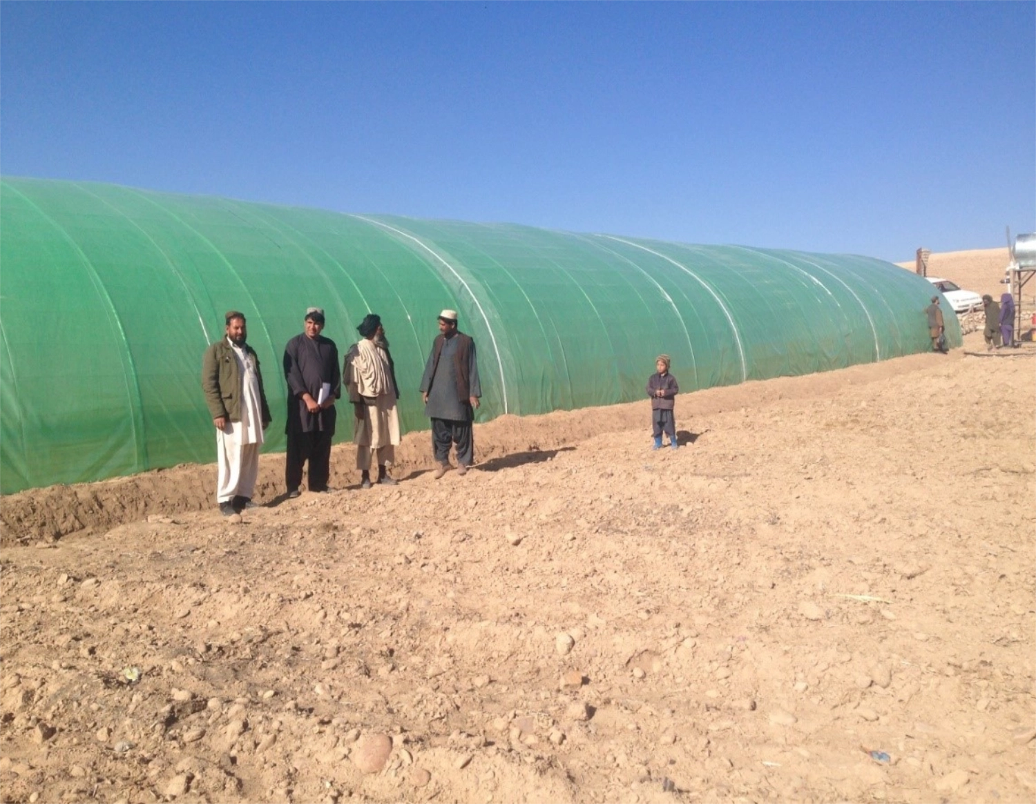 Construction of Green House